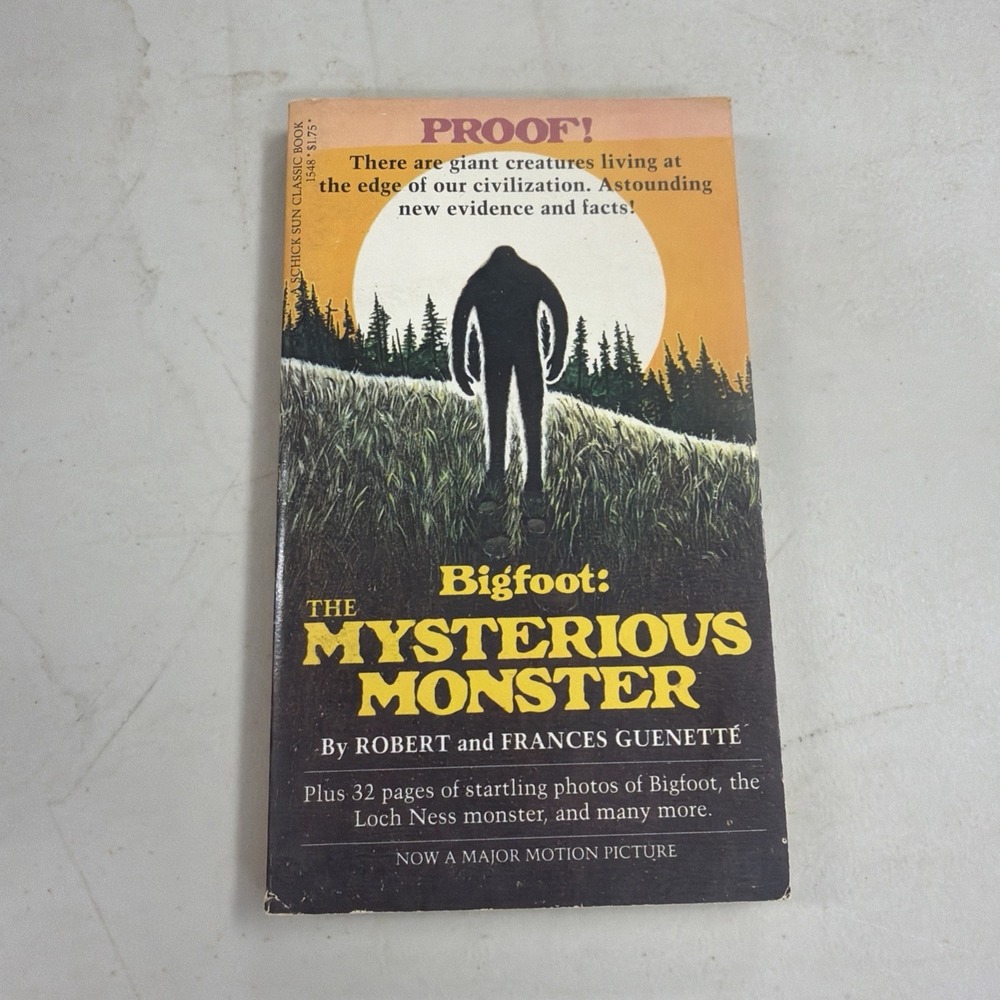 Bigfoot: The Mysterious Monster by Robert and Frances Guenette; VG